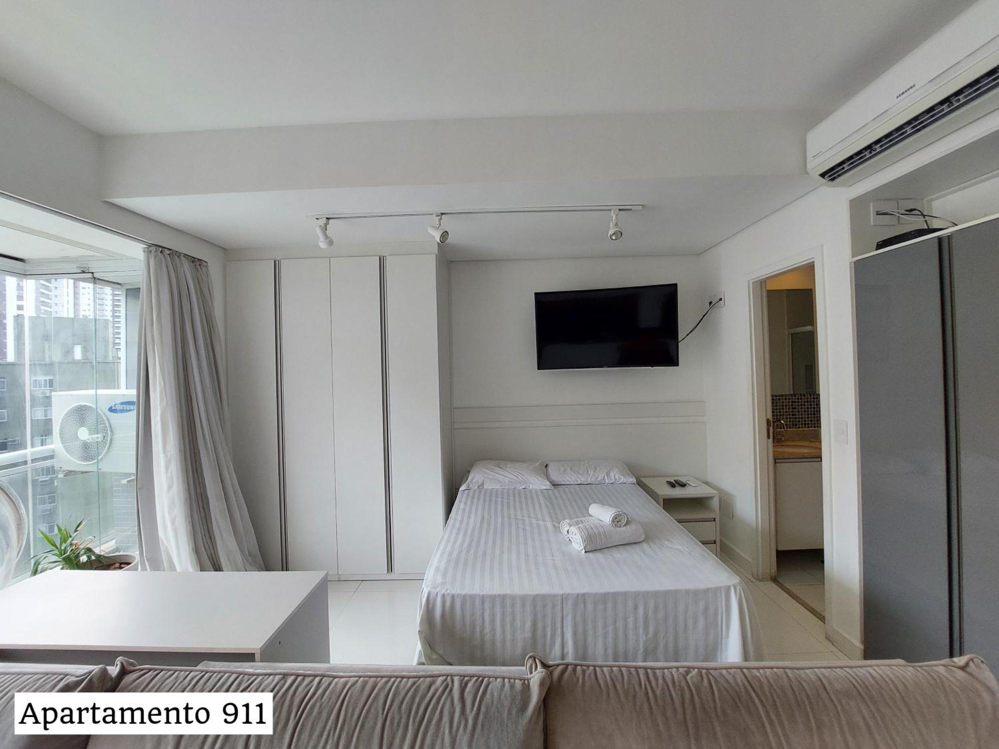 Book Santos - Condominio Unlimited - Apartamento Com Vista Mar E Apartamento Com Vista Piscina Exterior foto